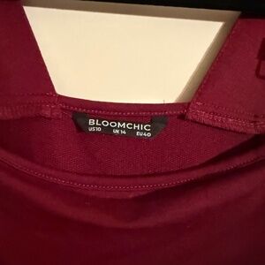 Burgundy Romper